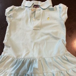Ralph Lauren girls dress, light blue.